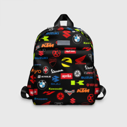 Детский рюкзак 3D Motorcycle pattern Мото паттерн