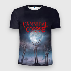 Мужская футболка 3D Slim Cannibal Corpse Труп Каннибала