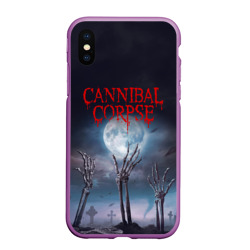 Чехол для iPhone XS Max матовый Cannibal Corpse Труп Каннибала