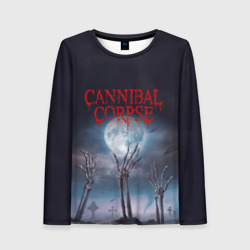 Женский лонгслив 3D Cannibal Corpse Труп Каннибала