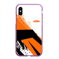 Чехол для iPhone XS Max матовый KTM