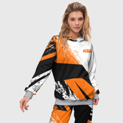 Женский костюм с толстовкой 3D KTM - фото 2