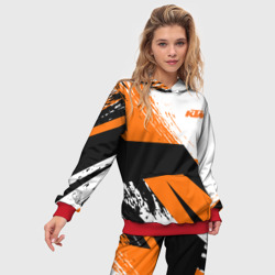 Женский костюм с толстовкой 3D KTM - фото 2