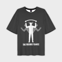 Мужская футболка oversize 3D Френдли dance DayZ