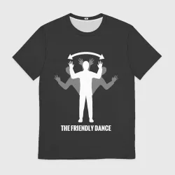 Мужская футболка 3D Френдли dance DayZ