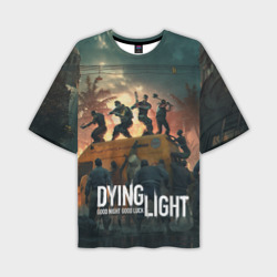 Мужская футболка oversize 3D Dying Light