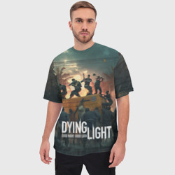 Мужская футболка oversize 3D Dying Light - фото 2