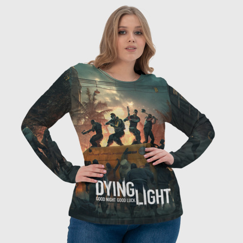 Женский лонгслив 3D Dying Light, цвет 3D печать - фото 6