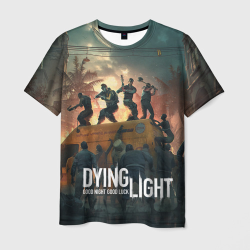 Мужская футболка 3D Dying Light, цвет 3D печать