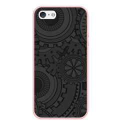 Чехол для iPhone 5/5S матовый Gears steampunk