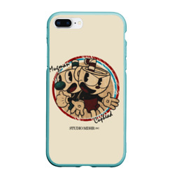 Чехол для iPhone 7Plus/8 Plus матовый Cuphead