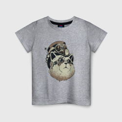 Детская футболка хлопок Steampunk кот