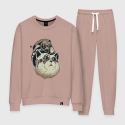 Женский костюм хлопок Steampunk кот