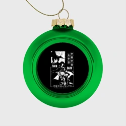 Ёлочный шар стеклянный/пластиковый Чуя и Дазай бродячие псы