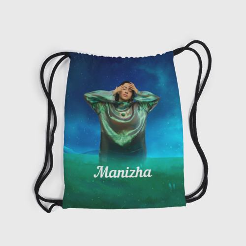 Рюкзак-мешок 3D Манижа и зелень - фото 6