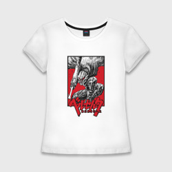Женская футболка хлопок Slim Berserk Берсерк