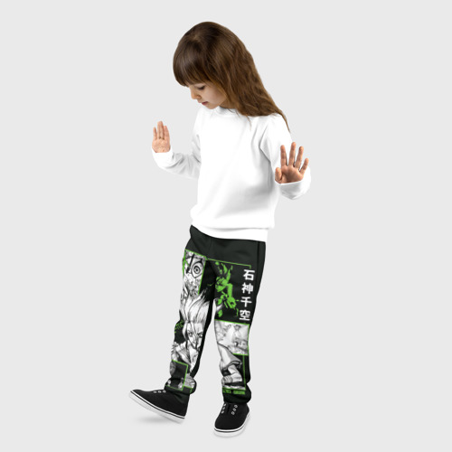 Детские брюки 3D Доктор Стоун Сенку, цвет 3D печать - фото 3