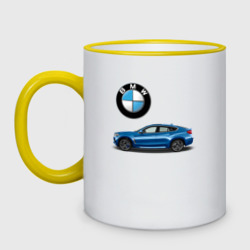 Кружка двухцветная BMW X6