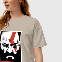 Женская футболка хлопок Oversize Rage Kratos - фото 2