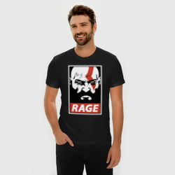 Мужская футболка хлопок Slim Rage Kratos - фото 2