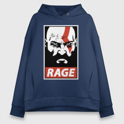 Женское худи Oversize хлопок Rage Kratos