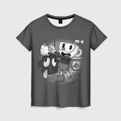 Женская футболка 3D Cuphead