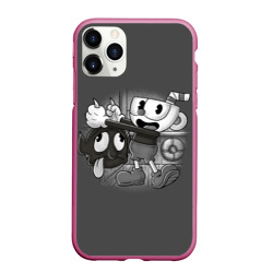 Чехол для iPhone 11 Pro Max матовый Cuphead