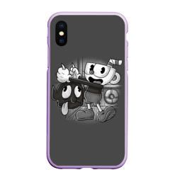 Чехол для iPhone XS Max матовый Cuphead