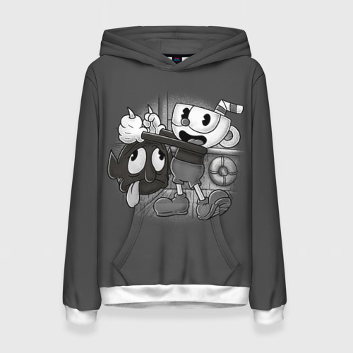 Женская толстовка 3D Cuphead, цвет 3D печать