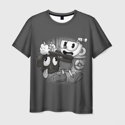 Мужская футболка 3D Cuphead