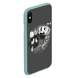 Чехол для iPhone XS Max матовый Cuphead - фото 2