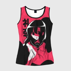 Женская майка 3D Rena Black Pink