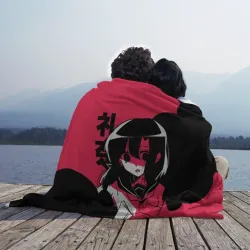 Плед 3D Rena Black Pink - фото 2