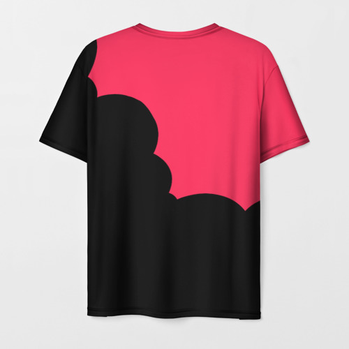 Мужская футболка 3D Rena Black Pink, цвет 3D печать - фото 2