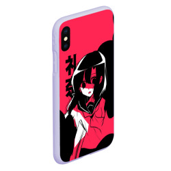 Чехол для iPhone XS Max матовый Rena Black Pink - фото 2