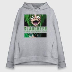 Женское худи Oversize хлопок Slaughter