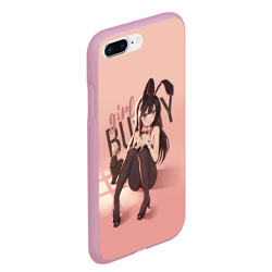 Чехол для iPhone 7Plus/8 Plus матовый Bunny Girl apricot - фото 2