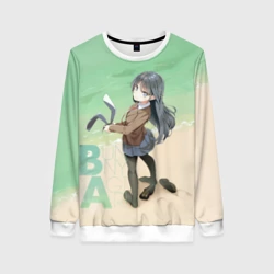 Женский свитшот 3D Bunny a Girl