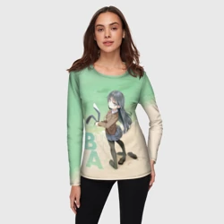 Женский лонгслив 3D Bunny a Girl - фото 2