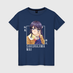 Женская футболка хлопок Sakurajima Mai