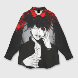 Женская рубашка oversize 3D Токийский гуль Tokyo ghoul