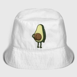 Детская панама хлопок Авокадо с попкой