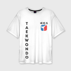 Женская футболка oversize 3D Тхэквондо Taekwondo