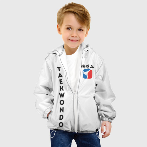 Детская куртка 3D Тхэквондо Taekwondo, цвет белый - фото 3