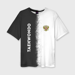 Женская футболка oversize 3D Тхэквондо Taekwondo