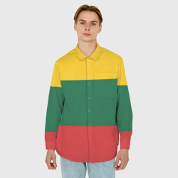 Мужская рубашка oversize 3D Rasta - фото 2