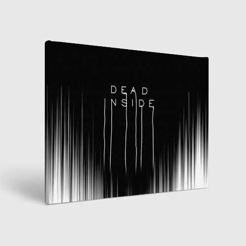 Холст прямоугольный Dead inside Death Stranding