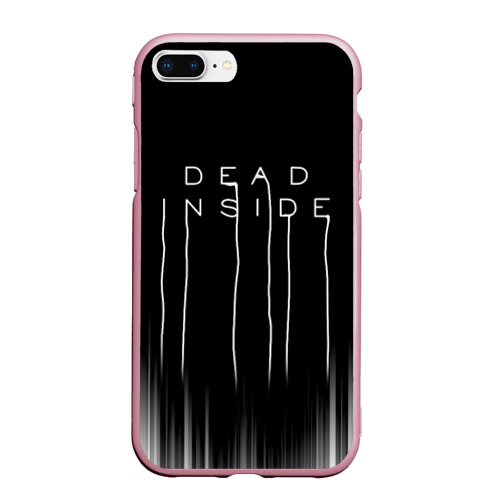 Чехол для iPhone 7Plus/8 Plus матовый Dead inside Death Stranding, цвет розовый