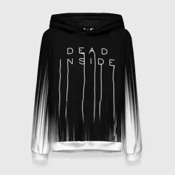 Женская толстовка 3D Dead inside Death Stranding