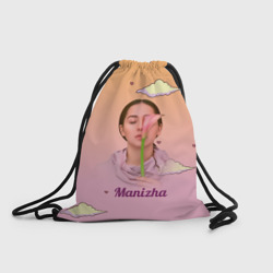 Рюкзак-мешок 3D Манижа с цветком
